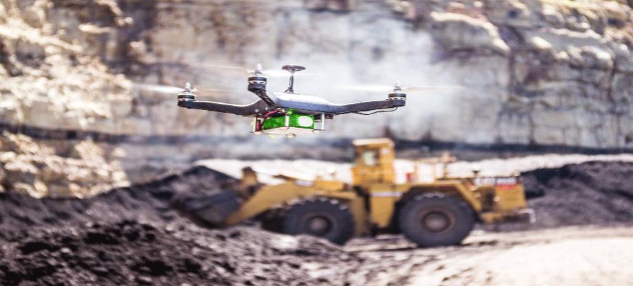 Drón a bányászatban